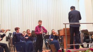 Сонатина.Вебер.исполняет Симф.Оркестр-Караганда, и кларнет Хабибрахманов Данил.11лет