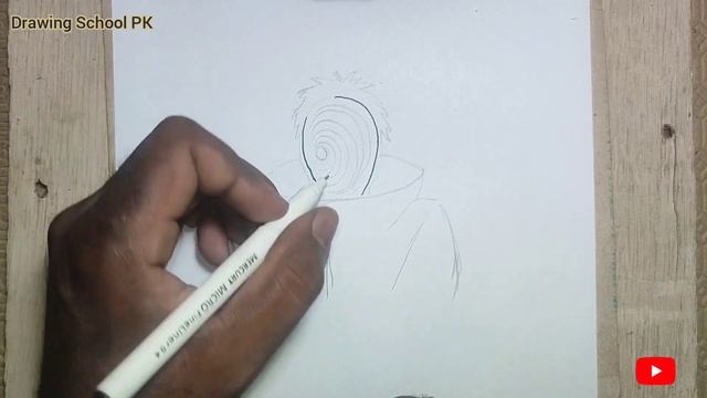 Anime drawing | how to draw obito uchiha step-by-step смотреть онлайн