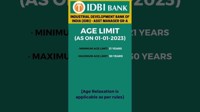 IDBI Assistant Manager Gr-A Recruitment 2023 | 600 Vacancies, App. link on description #shorts