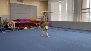 Анастасия Тараненко выступает по программе КМС на первенстве спортивной школы при «Салют Гераклион»