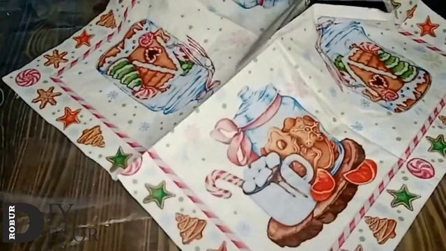 DIY  Переделка цветочной корзины Банка на Крещение Декупаж  Flower Basket Decoration Decoupage