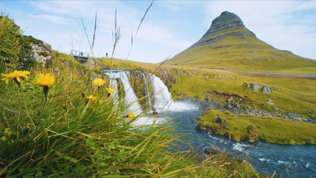 Relaxing Waterfall Sound - Relaxing Piano Music And Nature Sounds For Sleep, Work, Meditation