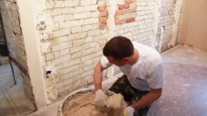 Штукатурка толстым слоем