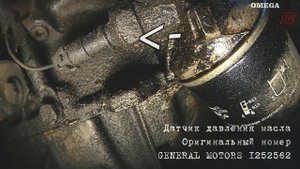 ГДЕ НАХОДИТСЯ: Датчик давления масла OMEGA B X20XEV