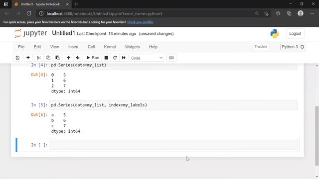 Python для Data Science: Урок 3: Pandas Series