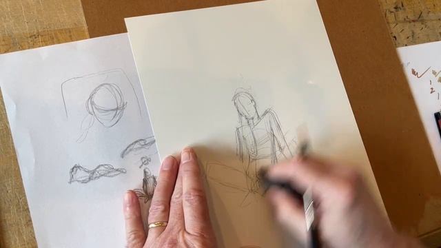 Drawing Without A Model. How to draw a complicated pose without reference. смотреть онлайн