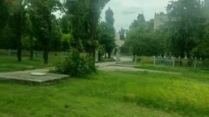 Город Павлоград, окраина.