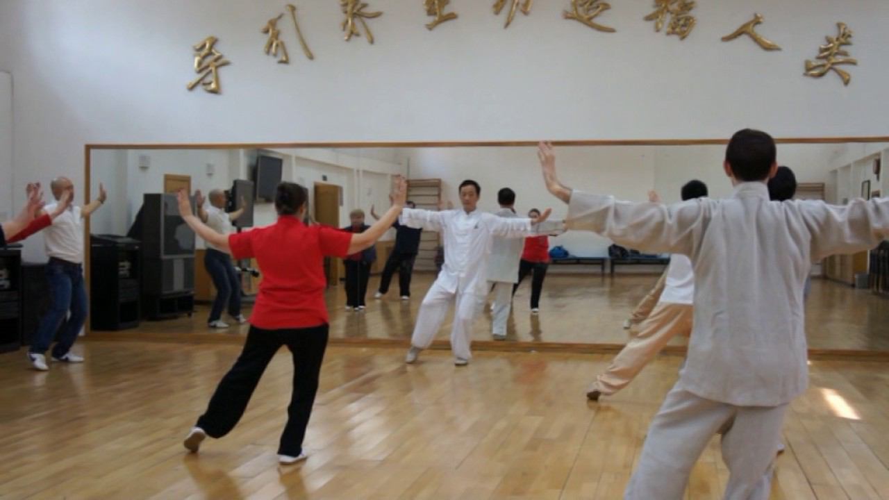Taiji-Qigong warm - ups. Seminar with Professor Hu Xiaofei. Russian Daoyin Association. Beijing 2016
