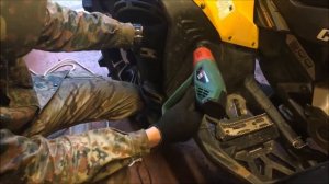 Ставим резину Gorilla на BRP Can-Am Renegade 800