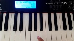 Городок.как играть на Пианино.