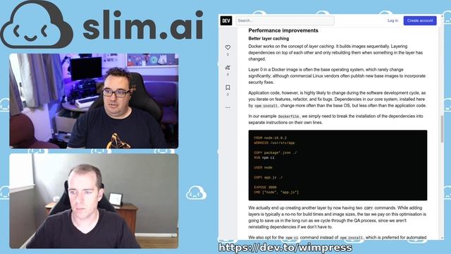SlimDevOps 06 - Container Slimming Basics - Improving Your Dockerfile смотреть онлайн