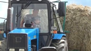 Уборка соломы