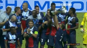 Paris Saint-Germain 2-1 Bordeaux Trophy Celebration