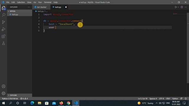 How to connect MySQL database using python | Tutorial 3 in hindi