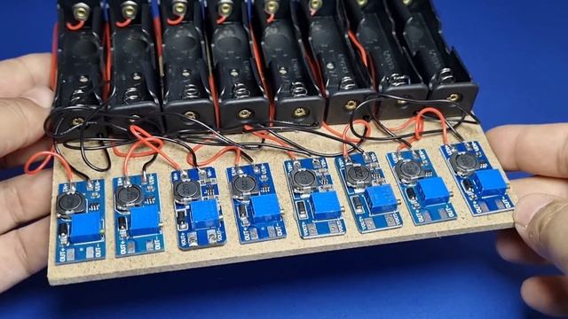How to Make MT3608 DC DC Booster Serial Connection / 8X MT3608 = 220 Volt Output смотреть онлайн