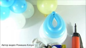 СНЕГУРОЧКА ИЗ ВОЗДУШНЫХ ШАРОВ своими руками How To Make А Balloon Snow Maiden TUTORIAL