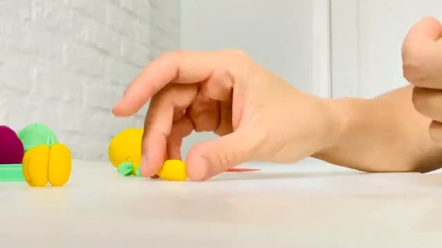 How to make pumpkins and beet from modeling play dough for toy farm animals- лепим тыкву и свеклу смотреть онлайн