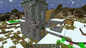 7 СПОСОБОВ УКРАСИТЬ СВОЮ ДЕРЕВНЮ К НОВОМУ ГОДУ В МАЙНКРАФТ | Риколит Minecraft