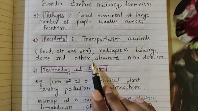 Disaster management(PART-1)-Definition, types & levels of disaster, Disaster management cycle /Hind