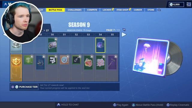 Reacting to FORTNITE SEASON 9 Battle Pass! смотреть онлайн