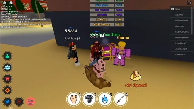 Where to find Giorno Giovanna in ANIME FIGHTING SIMULATOR || 1 MINUTE GUIDE || 2020 смотреть онлайн