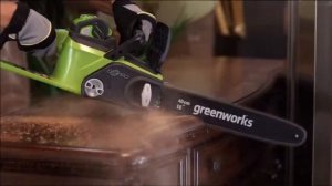 Greenworks Chainsaw Commercial From Canadian Tire Fall 2013