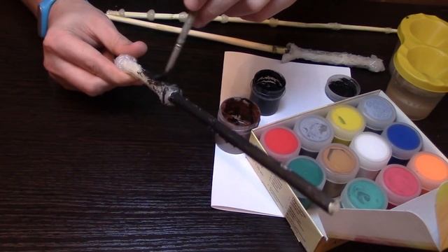 КАК СДЕЛАТЬ ВОЛШЕБНЫЕ ПАЛОЧКИ ИЗ ФИЛЬМА ГАРРИ ПОТТЕР СВОИМИ РУКАМИ Harry Potter Magic Wand