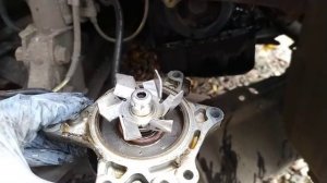 Замена Помпы на 3zz-fe  TOYOTA COROLLA 120 1.6 2003 год
