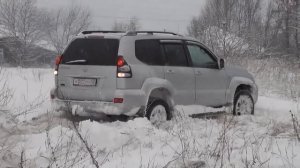 'Kia Sportage', 'Toyta Land Kruser Prado', 'Нива', 'Уаз Patriot' по снегу