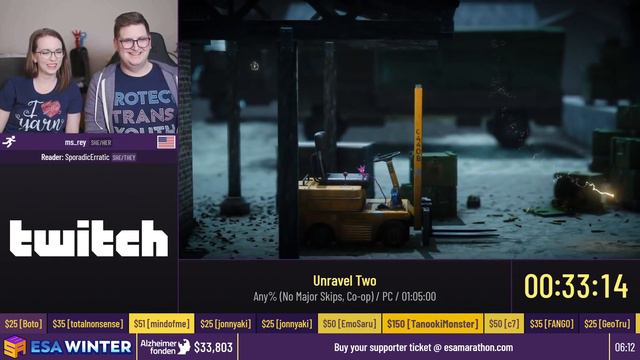 Unravel Two Any No Major Skips Co-op by ms_rey and ThisGuyAreSick - ESAWinter21