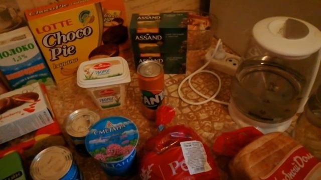 Закупка в магазине Пятерочка