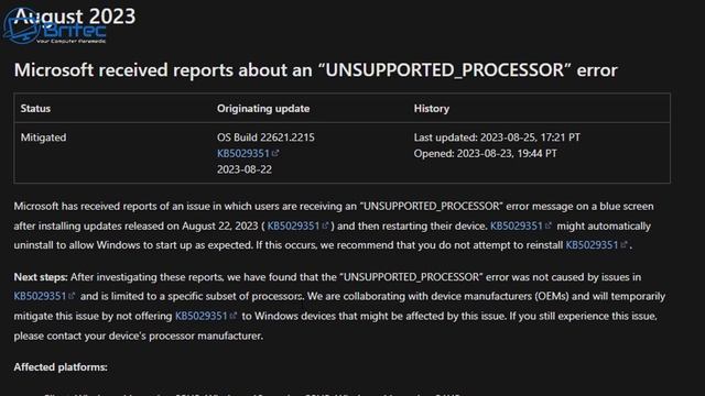 Major Problem After Windows 11 Update смотреть онлайн