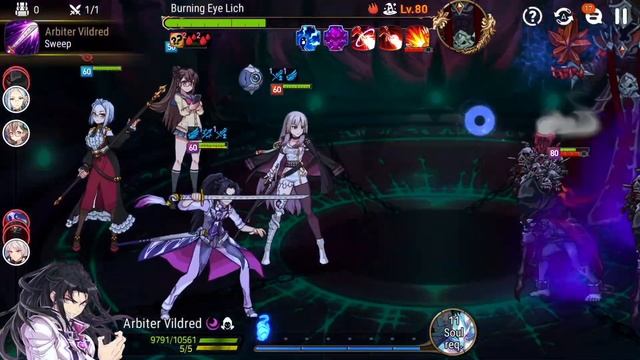 Epic Seven - Abyss Challenge Mode - Floor 3: Burning Eye Lich - f2p build - Easy Clear смотреть онлайн
