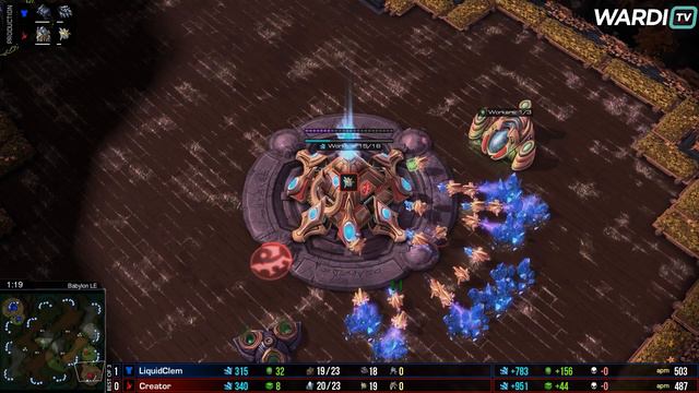 Clem vs Creator (TvP) - WardiTV Winter Invitational [StarCraft 2] смотреть онлайн