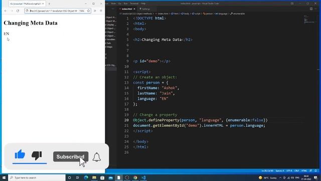 JavaScript ES5 Object Methods
