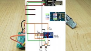 Модуль  ESP-01 (ESP8266) 1Mb прошивка, пример использования