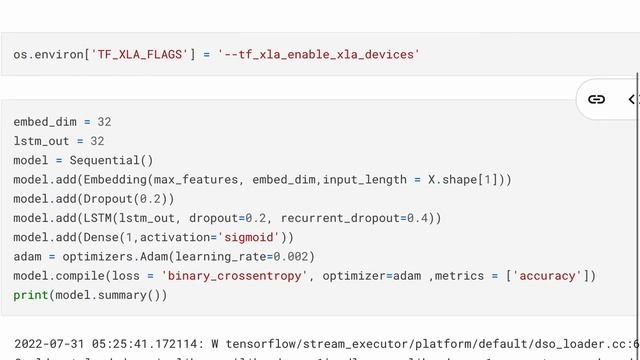 LSTM model in Neural Network Tensorflow смотреть онлайн