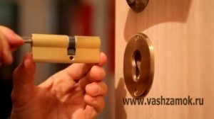 Замена личинки замка. ВИДЕО.