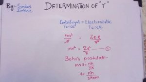 Radius Of nth Orbit of Hydrogen Atom and Its Numerical