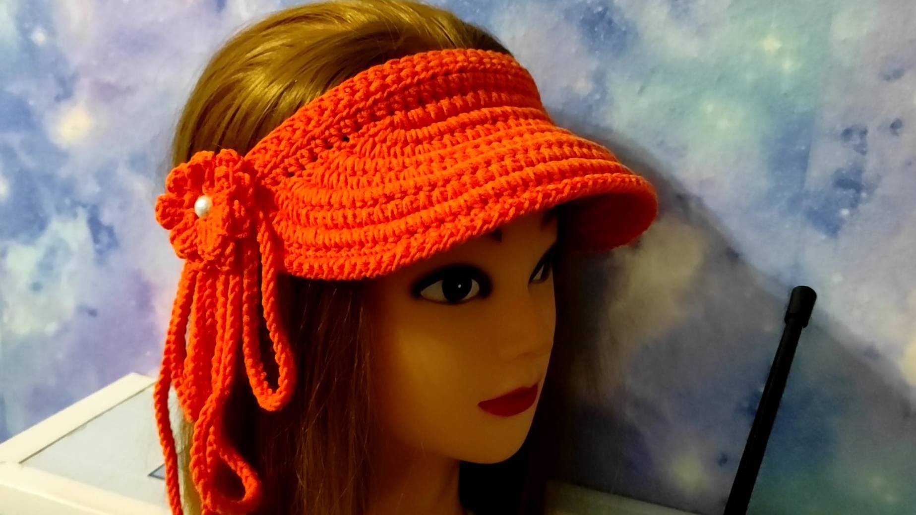 Козырёк от солнца крючком. Подробное видео для начинающих. смотреть онлайн