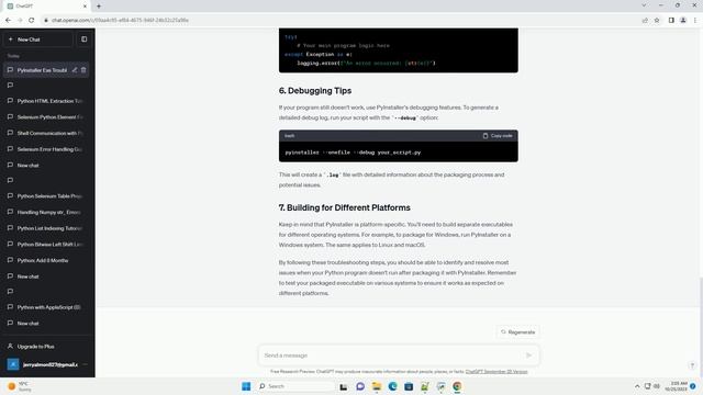 Python Program Exe is not running after packaging it with Pyinstaller смотреть онлайн