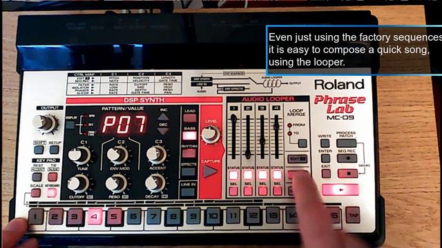 [DEMO] Roland MC-09 смотреть онлайн
