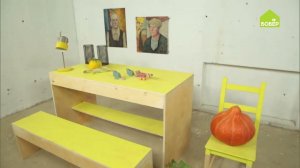 МЕБЕЛЬ ИЗ ФАНЕРЫ. Обеденный стол и скамья своими руками. Как сделать мебель для кухни из фанеры