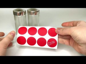 Наклейка круглая