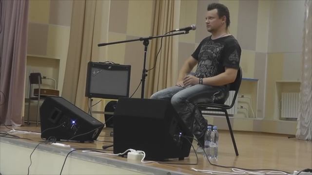 Андрей Князев в детском рок-лагере «Мыс Рока» (Подмосковье, 27.07.2013) смотреть онлайн