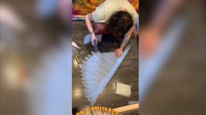 Крылья из подложки для ламината. Вторая часть субботнего стрима.