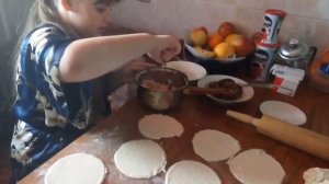?Чебуреки из слоёного теста, запечёные в духовке Puff pastry pasties