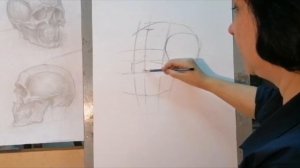 Видеоурок "Рисунок черепа. Конструктивный подход." ДШИ г.Белоярский