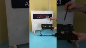 Монтаж откидных рамок / Установка / Откидные номерные рамки