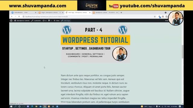 WordPress Plugins , User , Theme & Comment Tutorial